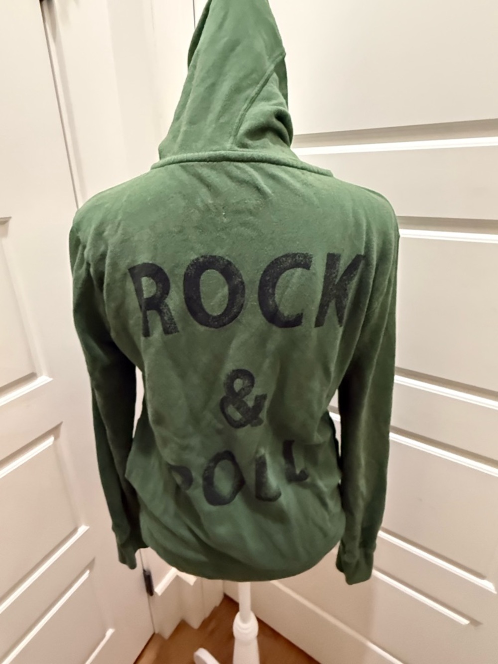 Zadig & Voltaire. Green Rock & Roll Full-Zip Hoodie. Size Small. - Picture 4 of 14